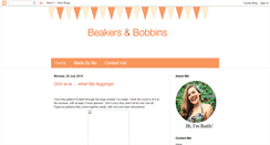 Desktop Screenshot of beakersandbobbins.com