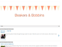 Tablet Screenshot of beakersandbobbins.com